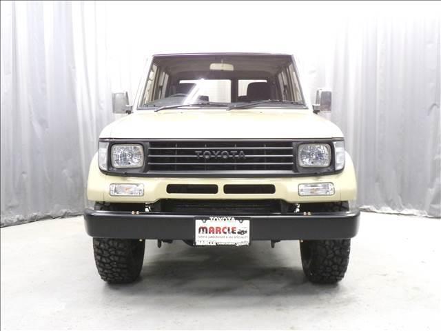 ランドクルーザープラド ＳＸ　ショートボディ　ディーゼルターボ　オートマ　全塗装ナロー　輸出ホイール　グッドリッチＭＴタイヤ　４ナンバー　クリスタルレンズ　タイベル交換済（3枚目）