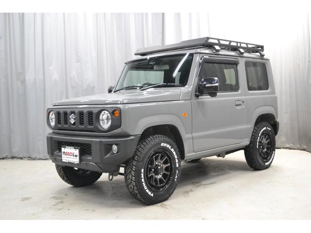 ジムニー XC 4WD LEDヘッドライト 新ジオランダーX-ATタイヤ 新マッドヴァンスAW シートヒーター キーレス ディスプレイオーディオ Bluetooth プッシュスタート ルーフキャリア リアラダー(2枚目)