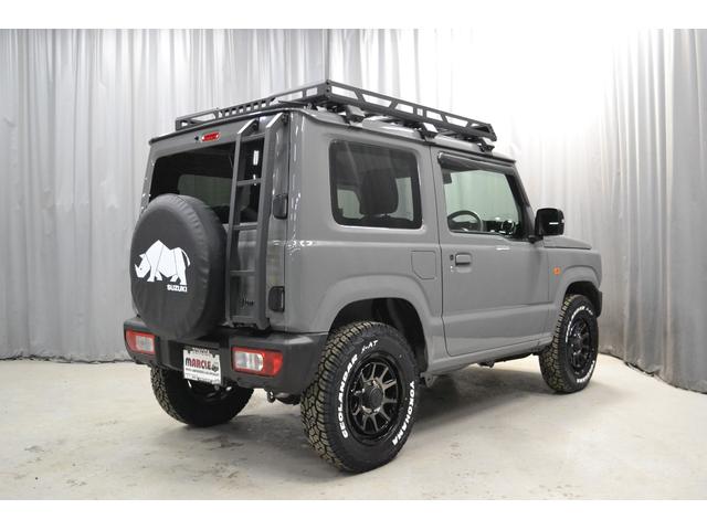 ジムニー XC 4WD LEDヘッドライト 新ジオランダーX-ATタイヤ 新マッドヴァンスAW シートヒーター キーレス ディスプレイオーディオ Bluetooth プッシュスタート ルーフキャリア リアラダー(12枚目)