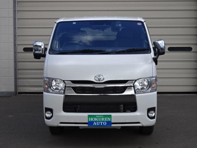 ハイエースバン スーパーＧＬ　ダークプライムＩＩ　☆４ＷＤ☆トヨタセーフティーセンス☆ディーゼル☆２バッテリー☆純正フルセグナビ☆バックカメラ☆デジタルインナーミラー☆ＥＴＣ☆オートマチックハイビーム☆ＶＳＣ☆リヤヒーター☆ドラレコ前後☆寒冷地仕様（2枚目）