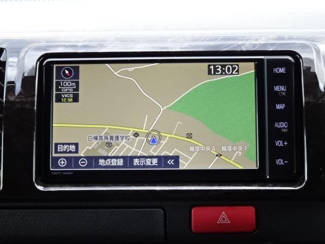 ハイエースバン スーパーＧＬ　ダークプライムＩＩ　☆４ＷＤ☆トヨタセーフティーセンス☆ディーゼル☆２バッテリー☆純正フルセグナビ☆バックカメラ☆デジタルインナーミラー☆ＥＴＣ☆オートマチックハイビーム☆ＶＳＣ☆リヤヒーター☆ドラレコ前後☆寒冷地仕様（10枚目）