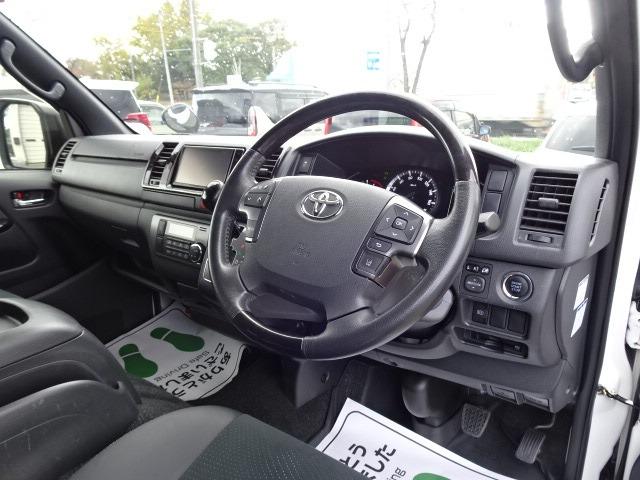 ハイエースバン スーパーＧＬ　ダークプライムＩＩ　☆４ＷＤ☆トヨタセーフティーセンス☆ディーゼル☆２バッテリー☆純正フルセグナビ☆バックカメラ☆デジタルインナーミラー☆ＥＴＣ☆オートマチックハイビーム☆ＶＳＣ☆リヤヒーター☆ドラレコ前後☆寒冷地仕様（33枚目）