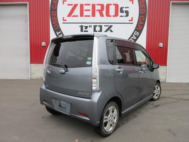 ムーヴ カスタム　Ｘリミテッド　ＳＡ　４ＷＤ　事故歴無　８４０００ｋｍ　ナビ　バックカメラ　ワンセグＴＶ　アイドリングストップ　ＥＴＣ　横滑り防止　車検（２年）付　保証付　保証延長対象（3枚目）