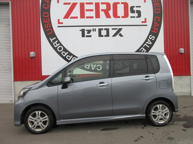 ムーヴ カスタム　Ｘリミテッド　ＳＡ　４ＷＤ　事故歴無　８４０００ｋｍ　ナビ　バックカメラ　ワンセグＴＶ　アイドリングストップ　ＥＴＣ　横滑り防止　車検（２年）付　保証付　保証延長対象（5枚目）