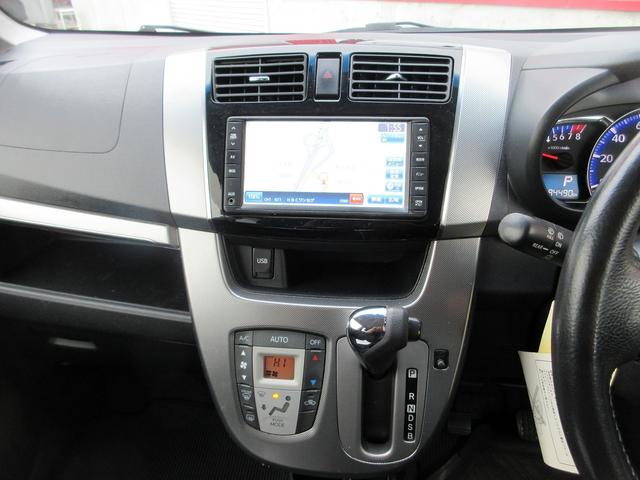 ムーヴ カスタム　Ｘリミテッド　ＳＡ　４ＷＤ　事故歴無　８４０００ｋｍ　ナビ　バックカメラ　ワンセグＴＶ　アイドリングストップ　ＥＴＣ　横滑り防止　車検（２年）付　保証付　保証延長対象（16枚目）