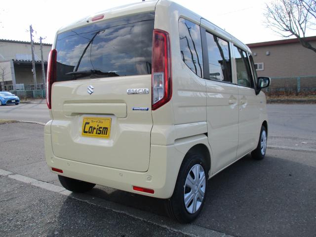 スペーシア ハイブリッドＧ　スマートキー　プッシュスタート　両側スライドドア　ＬＥＤライト　スズキセーフティーサポート　シートヒーター　オートエアコン　　アイドリングストップ　届出済使用車（5枚目）