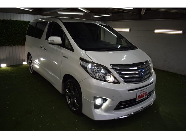 アルファードハイブリッド SR 4WD/本州仕入/モデリスタフルエアロ/モデリスタ19インチAW/純正8インチナビ/純正フリップダウン/ワンオーナー/全方位カメラ/クルコン/パワーバックドア/両側パワスラ/ビルトインETC(7枚目)