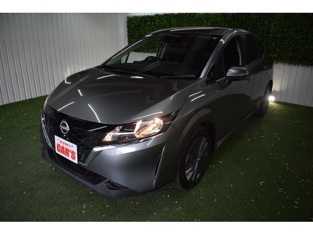 ノート Ｘ　ＦＯＵＲ　４ＷＤ／本州仕入／社外７インチナビ／バックカメラ／ＢｌｕｅＴｏｏｔｈ／ステアリングヒーター／ドライブレコーダー／電動パーキング／ブレーキホールド／ステアリングリモコン／ＥＴＣ車載器（6枚目）