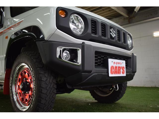 ジムニー ＸＣ　４ＷＤ／本州仕入／５速ＭＴ／ＷＯＲＫ１６インチＡＷ／シートカバー／ＭＴタイヤ／社外８インチナビ／ルーフキャリア／ＬＥＤヘッドライト／バックモニター／ドラレコ／マッドフラップ／リバイバルＢサイドデカール（13枚目）