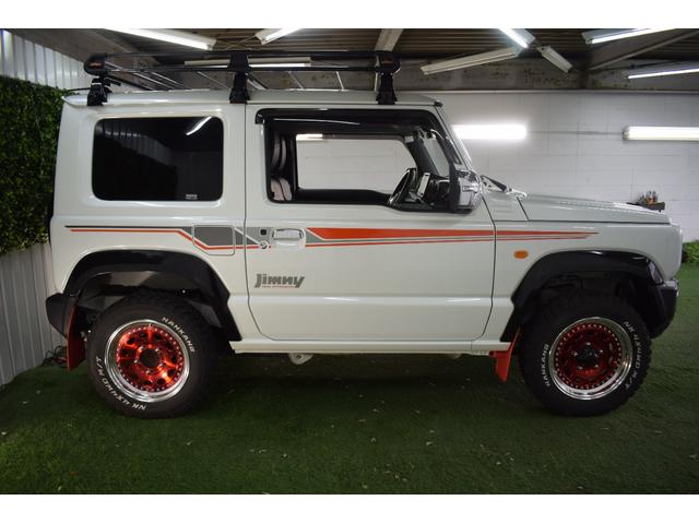 ジムニー ＸＣ　４ＷＤ／本州仕入／５速ＭＴ／ＷＯＲＫ１６インチＡＷ／シートカバー／ＭＴタイヤ／社外８インチナビ／ルーフキャリア／ＬＥＤヘッドライト／バックモニター／ドラレコ／マッドフラップ／リバイバルＢサイドデカール（15枚目）