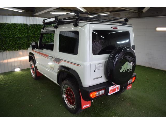 ジムニー ＸＣ　４ＷＤ／本州仕入／５速ＭＴ／ＷＯＲＫ１６インチＡＷ／シートカバー／ＭＴタイヤ／社外８インチナビ／ルーフキャリア／ＬＥＤヘッドライト／バックモニター／ドラレコ／マッドフラップ／リバイバルＢサイドデカール（18枚目）