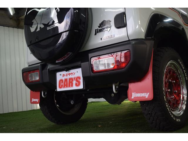 ジムニー ＸＣ　４ＷＤ／本州仕入／５速ＭＴ／ＷＯＲＫ１６インチＡＷ／シートカバー／ＭＴタイヤ／社外８インチナビ／ルーフキャリア／ＬＥＤヘッドライト／バックモニター／ドラレコ／マッドフラップ／リバイバルＢサイドデカール（26枚目）