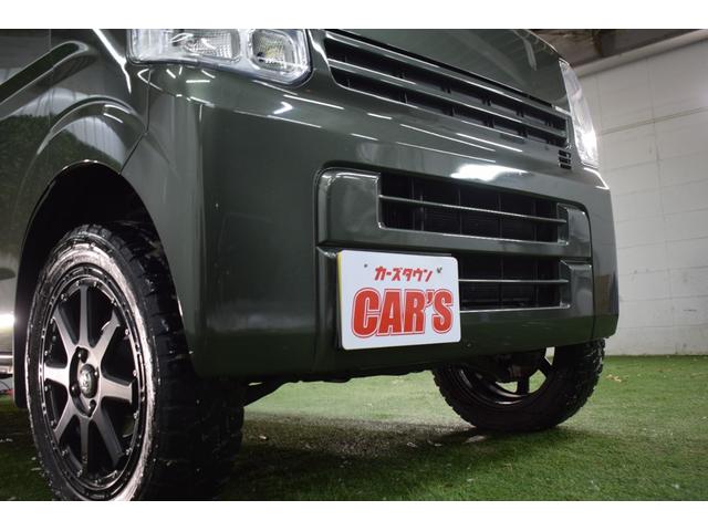 エブリイ ジョインターボ 4WD/ターボ/5速マニュアル/シートカバー/リフトアップ/ルーフキャリア/マッドタイヤ/15インチアルミ/社外オーディオ/キーレスキー/両側スライドドア/LEDヘッドライト/フルフラットシート(13枚目)