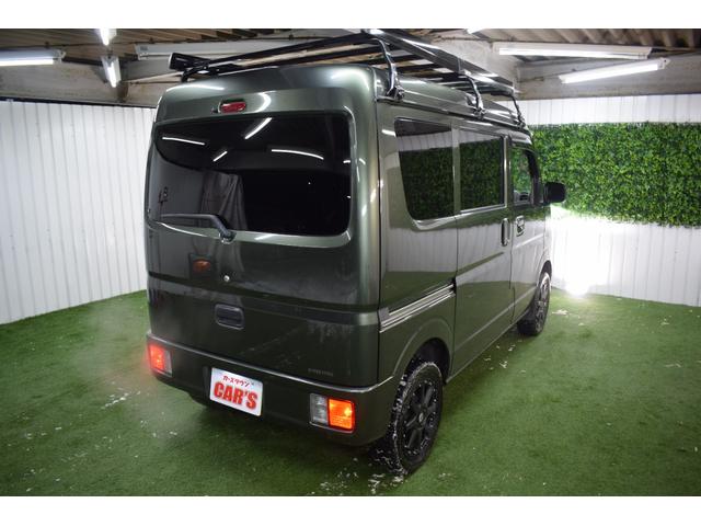 エブリイ ジョインターボ 4WD/ターボ/5速マニュアル/シートカバー/リフトアップ/ルーフキャリア/マッドタイヤ/15インチアルミ/社外オーディオ/キーレスキー/両側スライドドア/LEDヘッドライト/フルフラットシート(21枚目)
