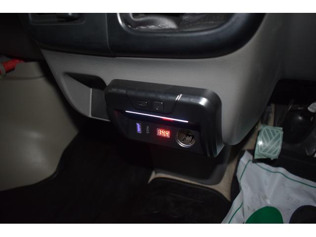 エブリイ ジョインターボ 4WD/ターボ/5速マニュアル/シートカバー/リフトアップ/ルーフキャリア/マッドタイヤ/15インチアルミ/社外オーディオ/キーレスキー/両側スライドドア/LEDヘッドライト/フルフラットシート(45枚目)