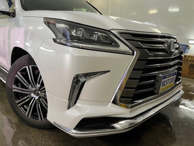 ＬＸ ＬＸ５７０　ワンオーナー　レクサスセーフティセンス　寒冷地仕様　禁煙車　純正２１インチＡＷ　純正２０ＡＷ＋スタッドレスタイヤ付　電動サンルーフ　純正ブラックレザーシート　モデリスタスポイラー　マークレビンソン（9枚目）