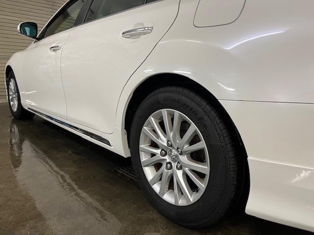 マークX プレミアム Four 本州仕入 寒冷地仕様 禁煙車 最上級グレード 純正ハーフレザーシート 純正16インチAW スタッドレスタイヤ付 純正ナビ フルセグ地デジ DVD再生 Bluetooth バックカメラ 前後ドラレコ(13枚目)