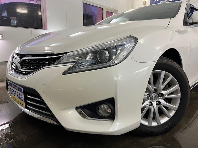 マークＸ プレミアム　Ｆｏｕｒ　本州仕入　寒冷地仕様　禁煙車　純正ハーフレザーシート　純正１６インチＡＷ　純正１６ＡＷ＋スタッドレスタイヤ付　純正ナビ　フルセグ地デジ　ＤＶＤ再生　Ｂｌｕｅｔｏｏｔｈオーディオ　バックカメラ　ＥＴＣ（2枚目）