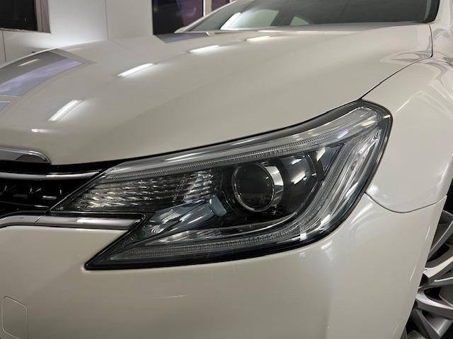 マークＸ プレミアム　Ｆｏｕｒ　本州仕入　寒冷地仕様　禁煙車　純正ハーフレザーシート　純正１６インチＡＷ　純正１６ＡＷ＋スタッドレスタイヤ付　純正ナビ　フルセグ地デジ　ＤＶＤ再生　Ｂｌｕｅｔｏｏｔｈオーディオ　バックカメラ　ＥＴＣ（3枚目）