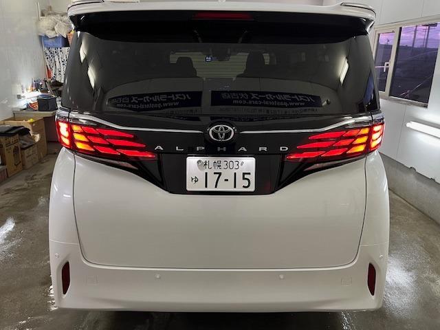 アルファード Z 本州仕入ワンオーナー 寒冷地仕様 左右独立ムーンルーフ デジタルインナーミラー 両側パワースライドドア パワーバックドア 純正ブラックレザーシート 純正18インチAW 新品TOYO製スタッドレスタイヤ(15枚目)