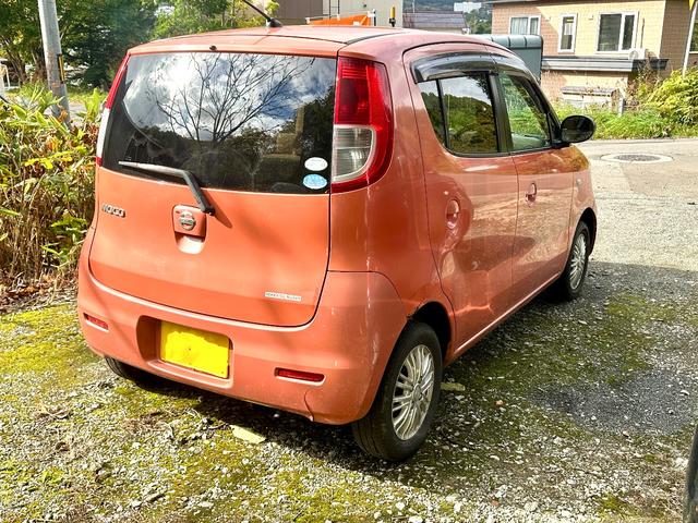 モコ Ｅ　ＦＯＵＲ　４ＷＤ　タイミングチェーン　車検令和９．６　スタッドレスタイヤ付　オイル交換済　車検記録簿あり　現状渡し（5枚目）