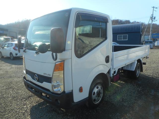アトラストラック フルスーパーローＤＸ　４ＷＤ　インタークラーラーターボディーゼル　５Ｆ　１．４ｔ積　キーレス　４ナンバー　幌取り外します　シャーシーアンダーガード塗装施工済み（2枚目）
