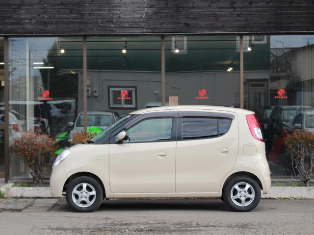 モコ E 走行距離4,300km 新品夏冬タイヤホイール付き ミルクティーベージュ ABS スマートキー ベンチシート 電動格納ミラー ドアバイザー 純正CDMDオーディオデッキ 取扱説明書 整備手帳 記録簿(7枚目)