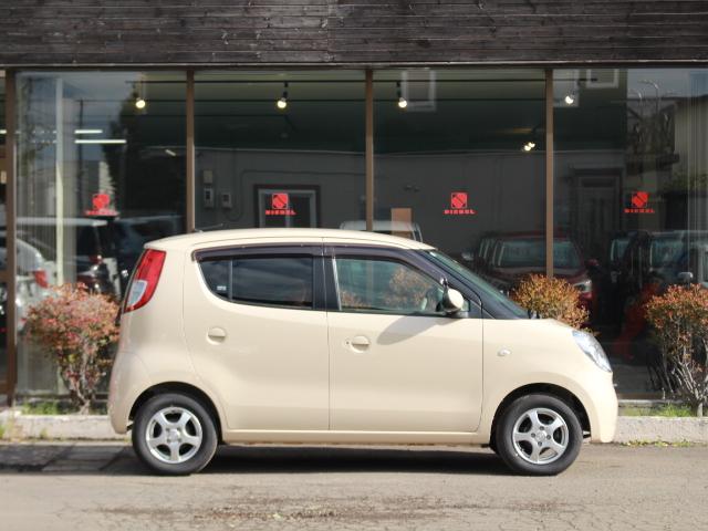 モコ E 走行距離4,300km 新品夏冬タイヤホイール付き ミルクティーベージュ ABS スマートキー ベンチシート 電動格納ミラー ドアバイザー 純正CDMDオーディオデッキ 取扱説明書 整備手帳 記録簿(11枚目)