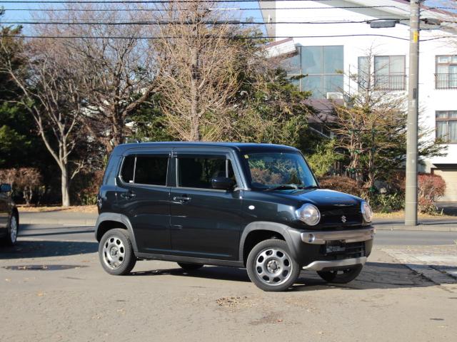 ハスラー Ａ　軽ＳＵＶ　４ＷＤ　５速マニュアル　本州仕入れ　走行距離３．４万キロ　１５インチＡＷ　クラリオンＣＤデッキ　シートヒーター（4枚目）