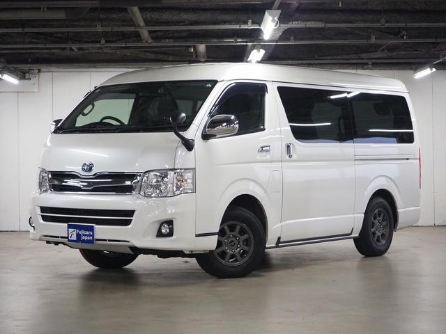 ハイエースワゴン 　キャンピング　トライアル　タイプＡ　　４ＷＤ　ＦＦヒーター　サブＢＴ　インバーター４００Ｗ　走行充電　網戸２枚　走行用リアヒーターリアクーラー　ナビ連動バックカメラ　前方ドラレコ　ＥＴＣ　パワスラ（51枚目）