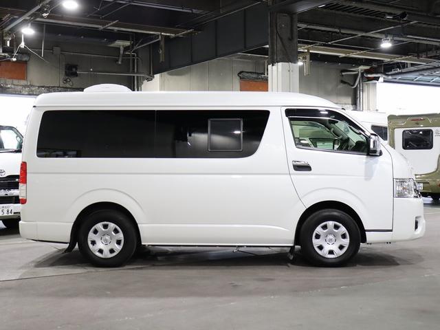 ハイエースワゴン 　キャンピング　ＦＯＣＳ　ＤＳ－Ｆ　４ＷＤ　ベバストＦＦヒーター　ツインサブバッテリー　インバーター１５００Ｗ　エンゲルＤＣ冷蔵庫　ＭＡＸＦＡＮ　フリップＤモニター　ナビ切替　ナビ連動　純正エンスタ（55枚目）