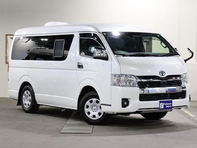 ハイエースワゴン 　キャンピング　ＦＯＣＳ　ＤＳ－Ｆ　４ＷＤ　ベバストＦＦヒーター　ツインサブバッテリー　インバーター１５００Ｗ　エンゲルＤＣ冷蔵庫　ＭＡＸＦＡＮ　フリップＤモニター　ナビ切替　ナビ連動　純正エンスタ（57枚目）