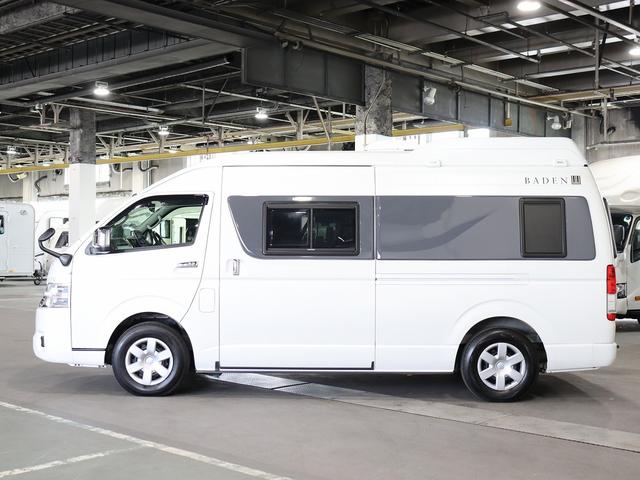 ハイエースバン 　キャンピング　バーデングランデ　４ＷＤ　ＦＦヒーター　家庭用ＡＣ　トリプルサブ　インバーター１５００Ｗ　エアロソーラー　ＭＡＸＦＡＮ　電子レンジ　縦型ＤＣ冷蔵庫　　社外前後ショックリアスタビ　グランデ（57枚目）