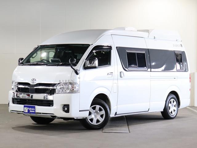 ハイエースバン 　キャンピング　バーデングランデ　４ＷＤ　ＦＦヒーター　家庭用ＡＣ　トリプルサブ　インバーター１５００Ｗ　エアロソーラー　ＭＡＸＦＡＮ　電子レンジ　縦型ＤＣ冷蔵庫　　社外前後ショックリアスタビ　グランデ（59枚目）