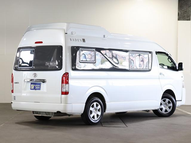 ハイエースバン 　キャンピング　バーデングランデ　４ＷＤ　ＦＦヒーター　家庭用ＡＣ　トリプルサブ　インバーター１５００Ｗ　エアロソーラー　ＭＡＸＦＡＮ　電子レンジ　縦型ＤＣ冷蔵庫　　社外前後ショックリアスタビ　グランデ（60枚目）