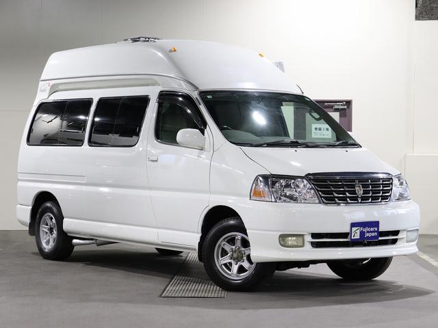 グランドハイエース  キャンピング ファイブスター 4WD ベバストFFヒーター ツインサブ インバーター1500W フレキソーラー DC冷蔵庫 19型TV フィルムアンテナ 2段ベッド サイドオーニング レンタアップ(66枚目)