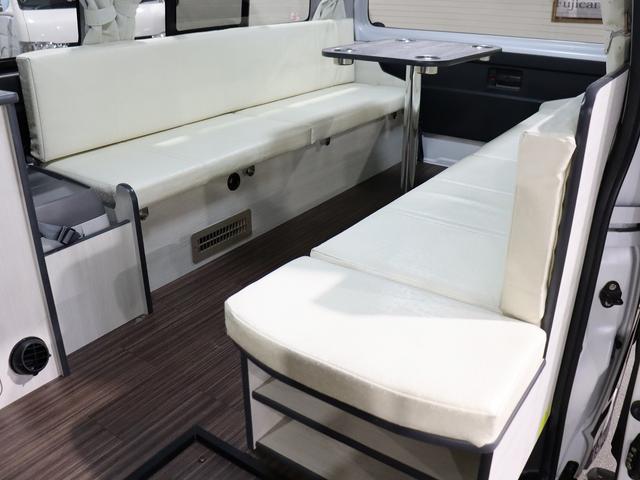 ハイエースワゴン キャンピング パスワゴン 4WD ベバストFFヒーター DCポータブル冷蔵庫 ツインサブバッテリー インバーター125W 19型TV 走行充電 排水ポリタンク10L 前後ドラレコ 社外エンスタ(11枚目)