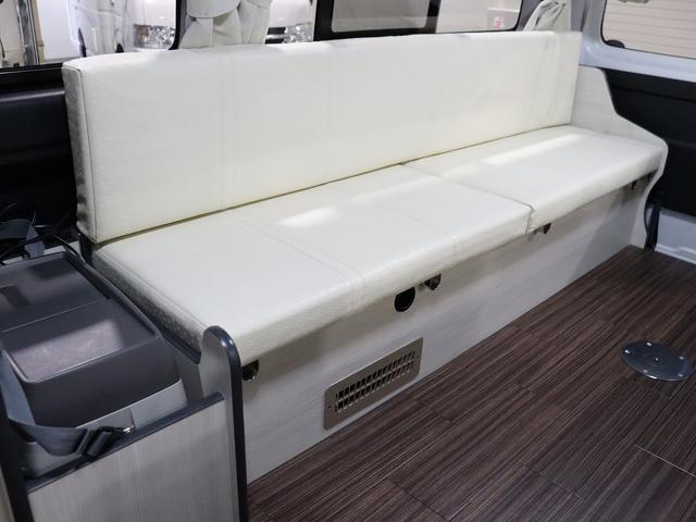 ハイエースワゴン キャンピング パスワゴン 4WD ベバストFFヒーター DCポータブル冷蔵庫 ツインサブバッテリー インバーター125W 19型TV 走行充電 排水ポリタンク10L 前後ドラレコ 社外エンスタ(22枚目)