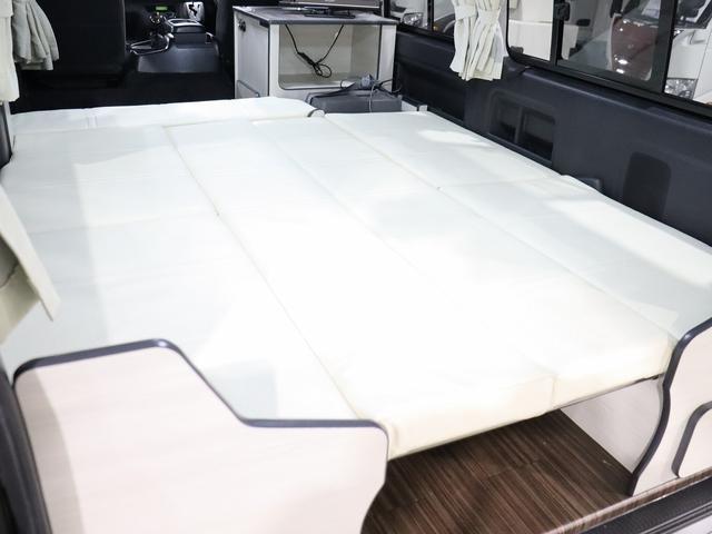 ハイエースワゴン キャンピング パスワゴン 4WD ベバストFFヒーター DCポータブル冷蔵庫 ツインサブバッテリー インバーター125W 19型TV 走行充電 排水ポリタンク10L 前後ドラレコ 社外エンスタ(37枚目)
