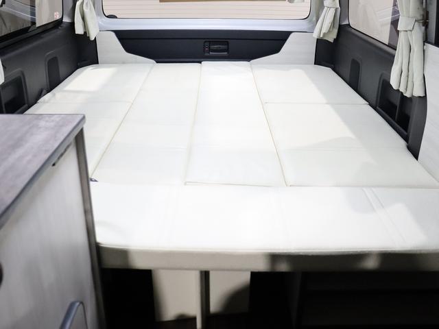 ハイエースワゴン キャンピング パスワゴン 4WD ベバストFFヒーター DCポータブル冷蔵庫 ツインサブバッテリー インバーター125W 19型TV 走行充電 排水ポリタンク10L 前後ドラレコ 社外エンスタ(41枚目)