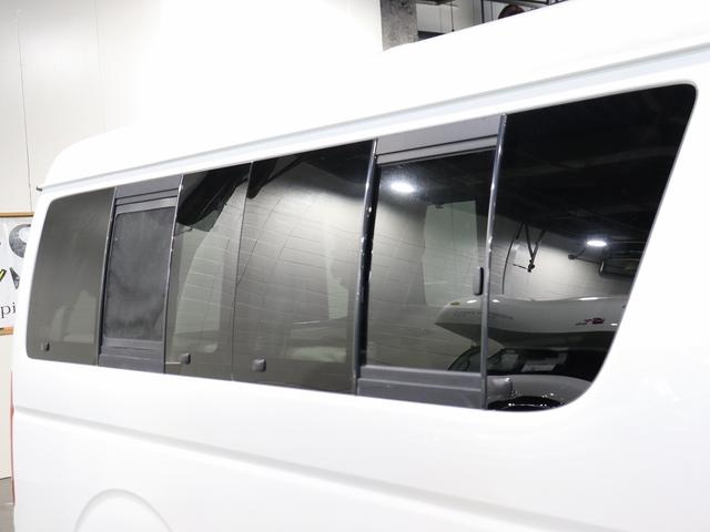 ハイエースワゴン キャンピング パスワゴン 4WD ベバストFFヒーター DCポータブル冷蔵庫 ツインサブバッテリー インバーター125W 19型TV 走行充電 排水ポリタンク10L 前後ドラレコ 社外エンスタ(67枚目)