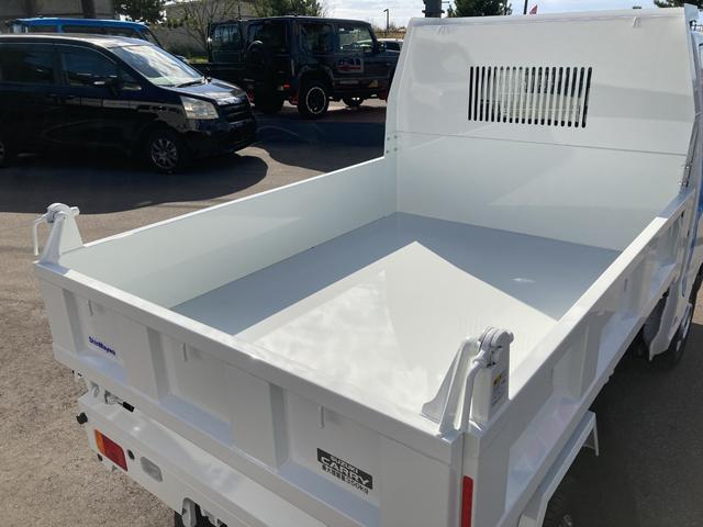 キャリイトラック 頑丈ダンプ 4WD 届出済未使用車 荷台 長さ189 幅138 アオリ高32 上物新明和 油圧ダンプ(9枚目)