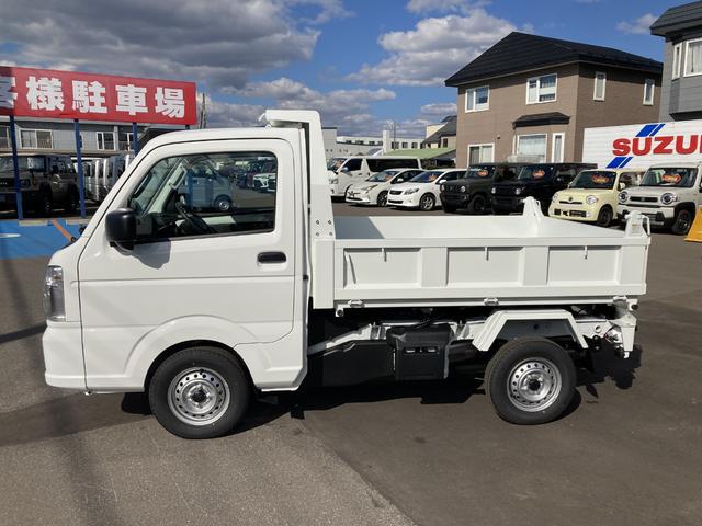キャリイトラック 頑丈ダンプ 4WD 届出済未使用車 荷台 長さ189 幅138 アオリ高32 上物新明和 油圧ダンプ(7枚目)