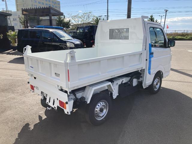 キャリイトラック 頑丈ダンプ 4WD 届出済未使用車 荷台 長さ189 幅138 アオリ高32 上物新明和 油圧ダンプ(8枚目)