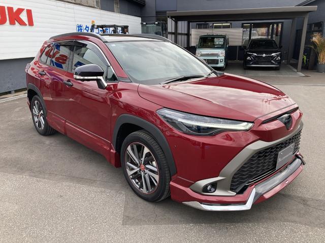 カローラクロス ハイブリッド　Ｚ　４ＷＤ　本州仕入れ　モデリスタエアロ　１０．５インチディスプレイオーディオ　パノラマルーフ　シートヒーター　寒冷地仕様　トヨタチームメイト　おくだけ充電　２カメラドラレコ　ＥＴＣ２．０（2枚目）