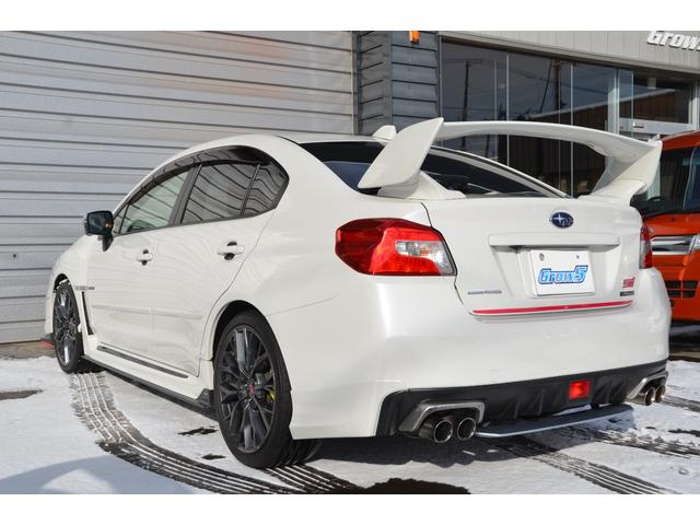 WRX STI STI タイプS 後期モデル ワンオーナー アドバンスセーフティPKG レカロシート 大型リヤスポイラー STIフルエアロ 19インチアルミホイール モノブロック6POTキャリパー(4枚目)