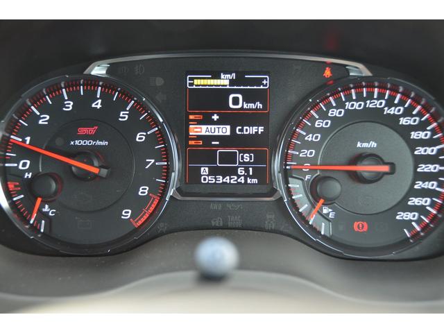 WRX STI STI タイプS 後期モデル ワンオーナー アドバンスセーフティPKG レカロシート 大型リヤスポイラー STIフルエアロ 19インチアルミホイール モノブロック6POTキャリパー(10枚目)