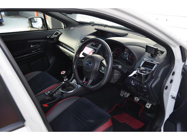 WRX STI STI タイプS 後期モデル ワンオーナー アドバンスセーフティPKG レカロシート 大型リヤスポイラー STIフルエアロ 19インチアルミホイール モノブロック6POTキャリパー(11枚目)
