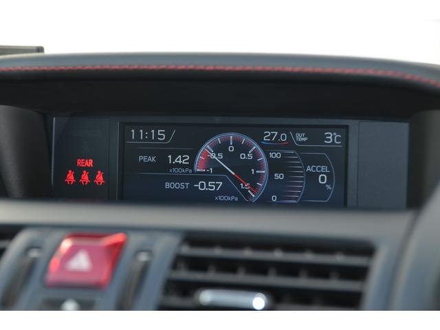 WRX STI STI タイプS 後期モデル ワンオーナー アドバンスセーフティPKG レカロシート 大型リヤスポイラー STIフルエアロ 19インチアルミホイール モノブロック6POTキャリパー(21枚目)