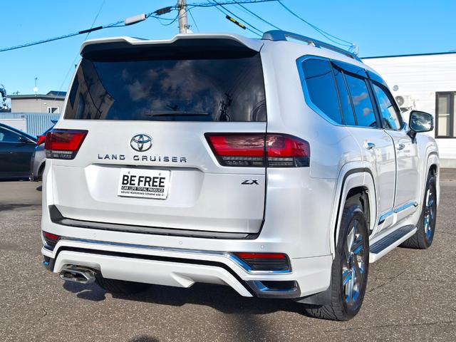 ランドクルーザー ＺＸ　モデリスタフルエアロ・モデリスタ２１インチホイール・コネクティッドナビ・リアシートエンターテイメントシステム・クルーボックス・ＩＴＳコネクト・空気圧センサー・リアデフ・ルーフレール・ドライブレコーダー（6枚目）